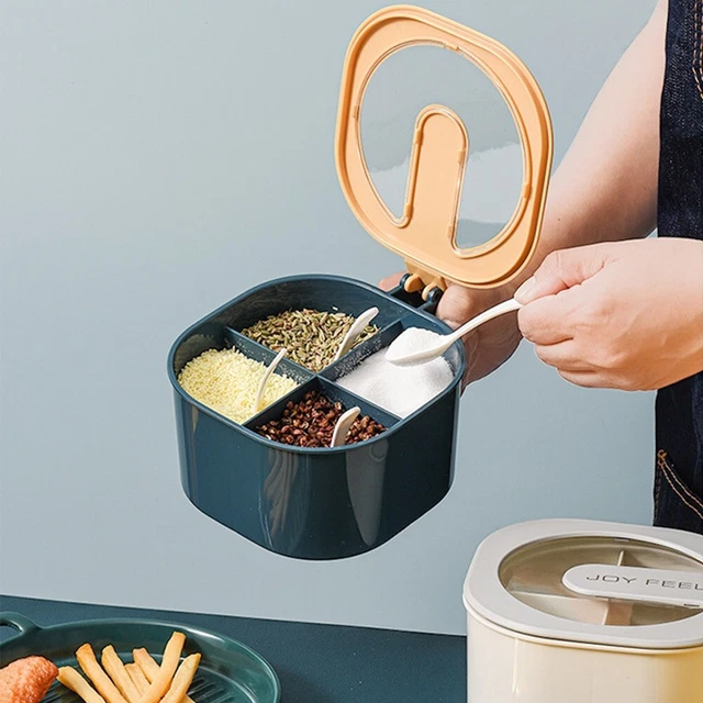 Accesorios de cocina caja de condimento frasco de especias herramientas de cocina multifuncionales