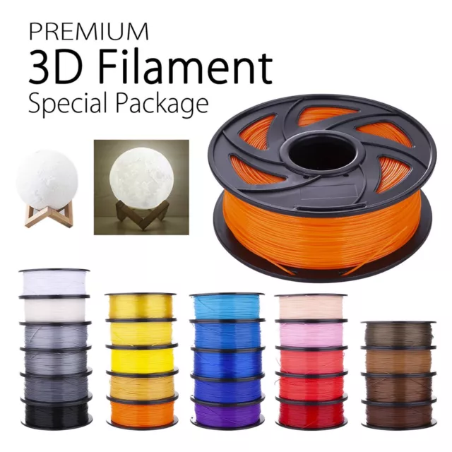 3D Printing Filament 1Kg 1.75mm PLA/ABS/printer Art Home Engineering 40 color