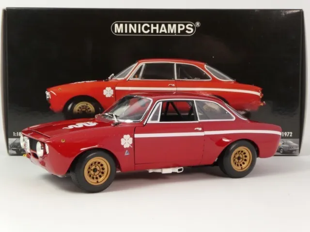 Minichamps Alfa Romeo GTA 1300 Junior red 1972 1/18 100120500