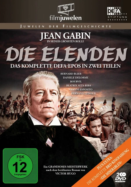 Die Elenden 1-2 (1958) - Jean Gabin - Die Miserablen - DEFA Filmjuwelen [DVD]