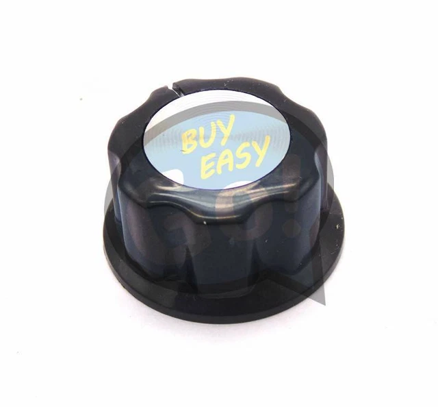 10Pcs 16mm Top Rotary Knobs Black Silver Tone for Potentiometer 6mm Dia.Shaft