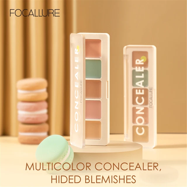 Bandeja correctora de cinco colores maquillaje hidratante natural de larga duración