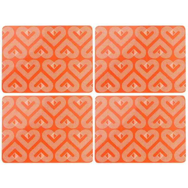 Beau and Elliot Vibe Placemats Coral Table Mats Retro Modern Stylish Home