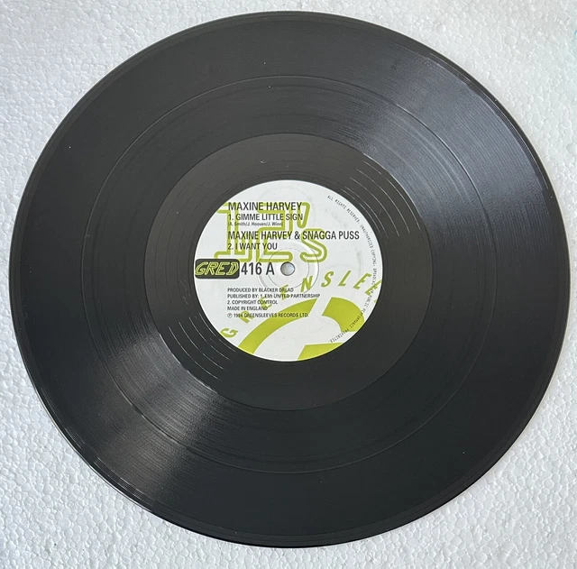 Maxine Harvey / Snags Puss - Gimme Little Sign / I Want You