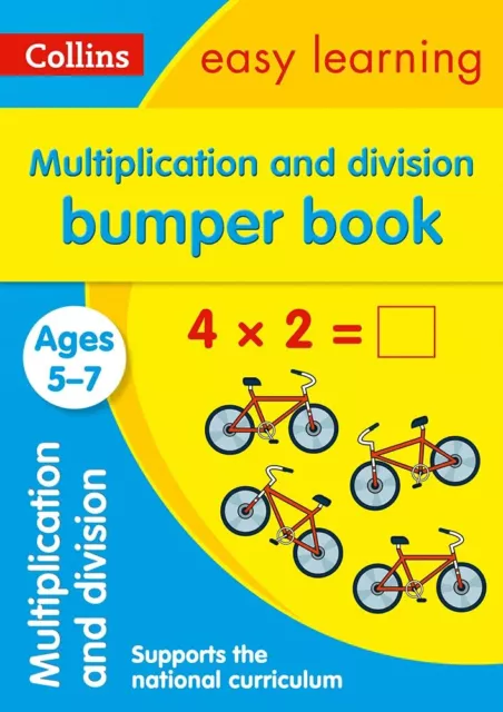 Multiplication and Division Bumper Book Ages 5-7 KS1 Maths Learning, School New