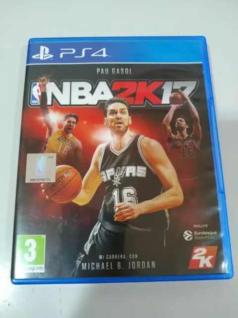 NBA 2K17 NBA 2K SPORTS Pau Gasol - Jeu De PLAYSTATION 4 PS4 sony - 3T