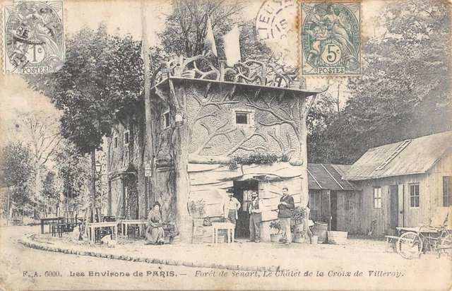Cpa 91 Les Environs De Paris / Foret De Senart / Le Chalet De La Croix De Viller