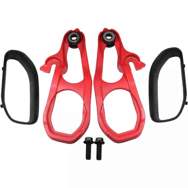 For Dodge 2019 -2021 Ram 1500 DT Heavy Duty Front Red Tow Hooks W/ Hardware