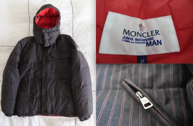 PIUMINO MONCLER X Junya Watanabe MAN AW05 grigio in lana - Taglia 