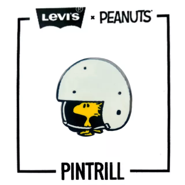 ⚡RARE⚡ PINTRILL x PEANUTS x LEVI'S WOODSTOCK PIN *BRAND NEW* 2020 LIMITED ED.