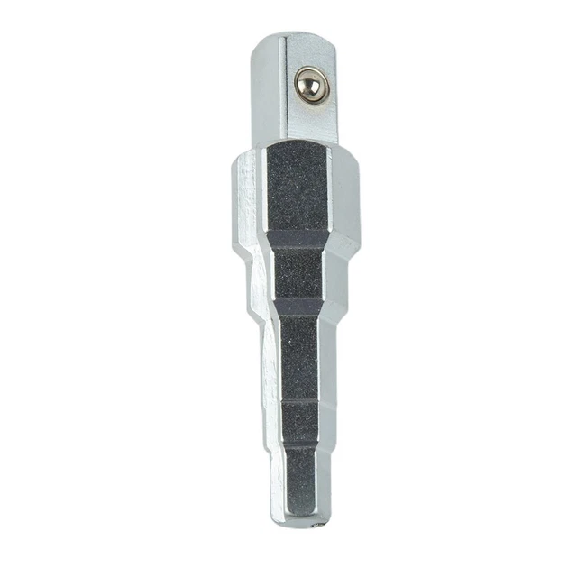 Llave de radiador escalonado plateada con tamaño adecuado para pezones y St