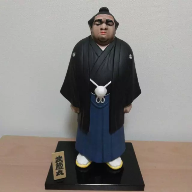 HAKATA doll statue Sumo 67th Yokozuna Musashimaru Figure 12.9 inch Japanese