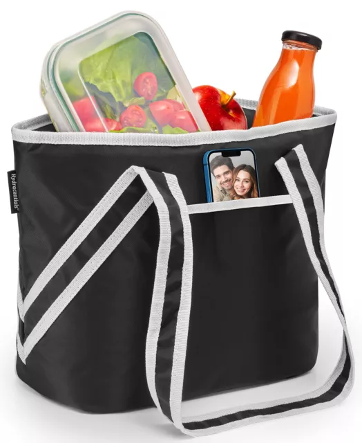 LARGE WOMEN LUNCH Bags/Insulated Adult Lunch Box/Leakproof Cooler Lunch ...
