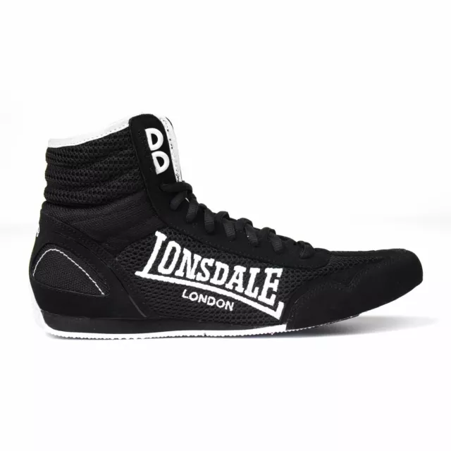 Lonsdale Kids Contender Junior Boxing Boots Boys Mid cut Laced Lightweight Shoes