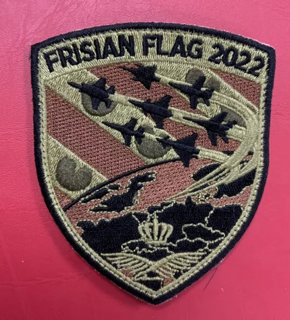 RNLAF 322 Squadron Frisian Flag Subdued 2022 Cloth Patch