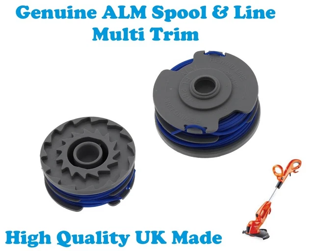 ALM FL289 Spule Mit Schnur Für Flymo Doppel-Auto-Trimmer – Passend Für Viele Flymo-Modelle, 5 M X 2
