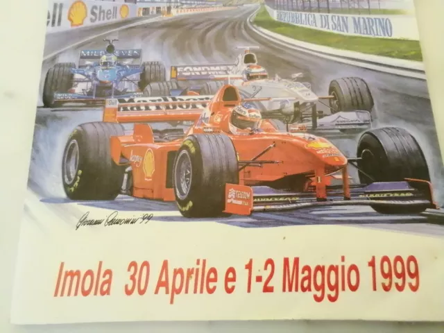 Ferrari biglietto gran premio di San Marino 1999 da collezione Perfetto