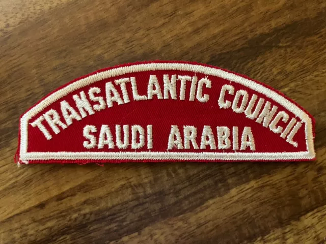 Transatlantic Council Saudi Arabia Red And White Strip RWS