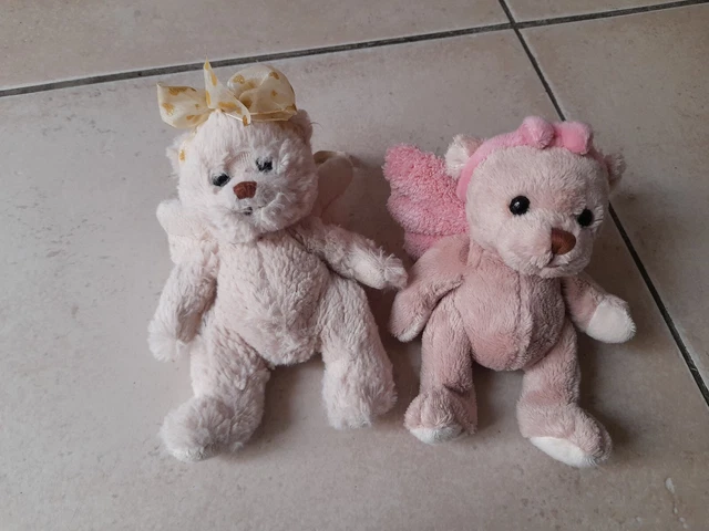 Lot De 2 Doudous Ours Deguise En Papillon - Bukowski