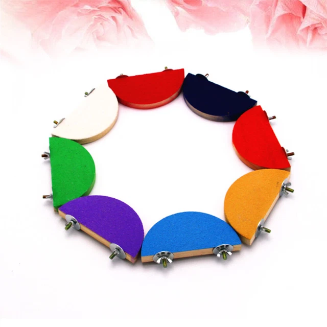 2 Pcs Parakeets Platform Hamster Platform Toy Parrot Birdcage