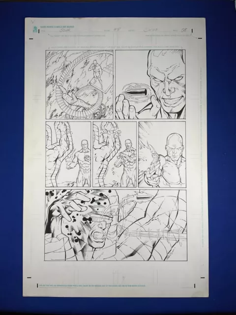 DOCTOR SOLAR MAN OF THE ATOM #8 Dark Horse Comics 2011 Original Art