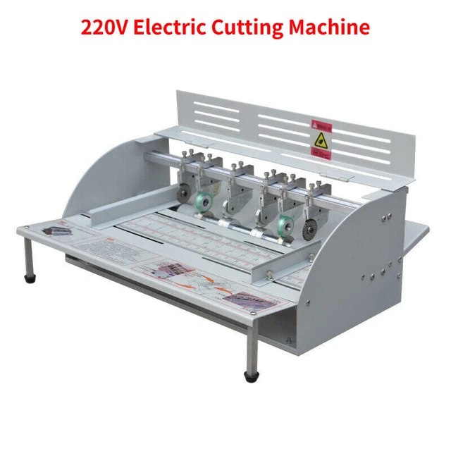 Electric Creasing Machine Paper Card Folding Dotted Line Cutting Machine 220V