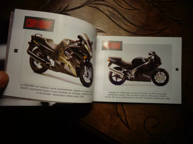 Ancien PETIT Catalogue Anciennes Moto Quad Scooter Gamme HONDA 1996 2