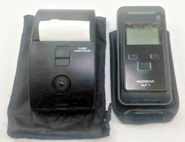 Etilometro Professionale Alcoscan Alp-1 + Stampante Bluetooth - Polizia 3