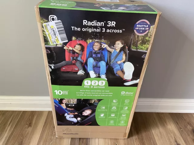 Diono Radian 3R All-in-One Convertible+Booster Child Safety Car Seat New, PINK