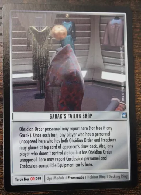 Star Trek CCG - Deep Space Nine - Garak's Tailor Shop