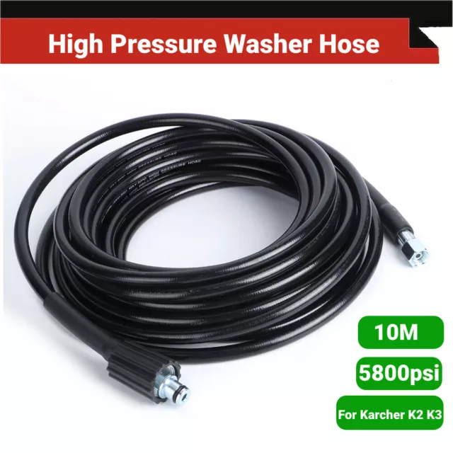 10M 5800PSI High Pressure Washer Replacement Hose fit for Karcher K2 K3