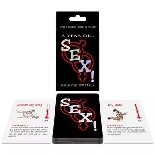 SEX! CARD GAME Adult Playing Cards 100 000 Fantasies Couples Gift A Year Of