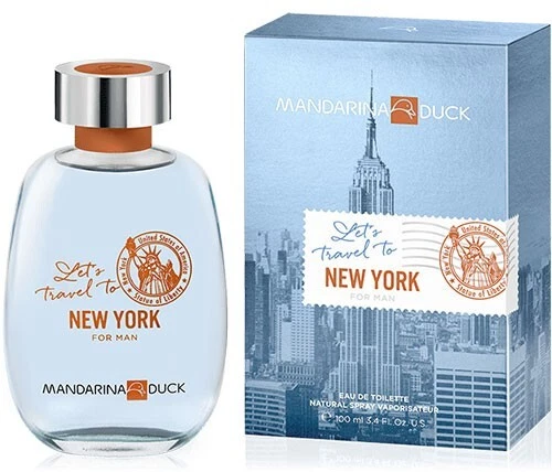 Perfume for men Mandarina Duck Let's Travel to New York for Man EDT 100ml/3.4oz