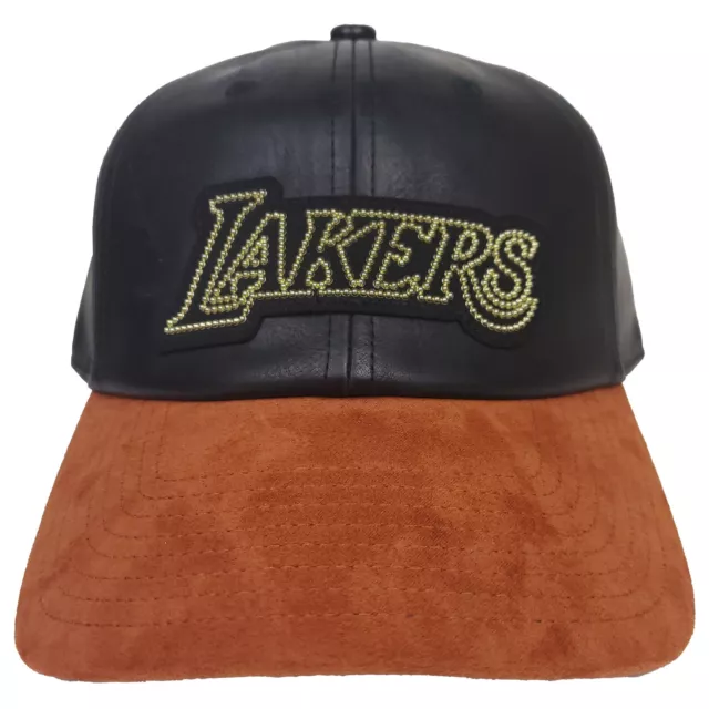 Men's Mitchell & Ness Black La Clippers Downtime Redline Snapback Hat