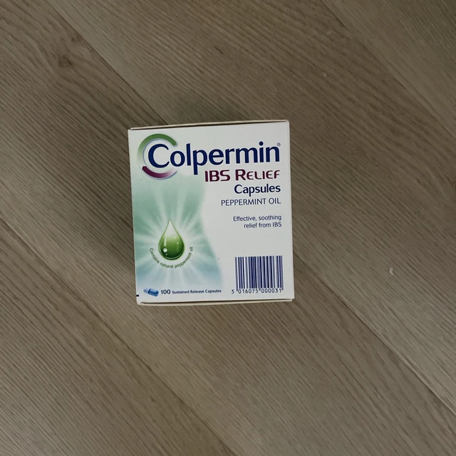 COLPERMIN IBS RELIEF Peppermint Oil 100 Capsules £23.60 - PicClick UK