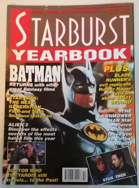 MAGAZINE - Starburst Yearbook Special #14 1992/93 Batman Returns Cover