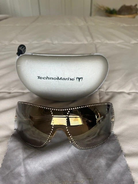 TECHNOMARINE SUNGLASSES DIVA Col Avana/O 115 Made in Italy  display picture 3
