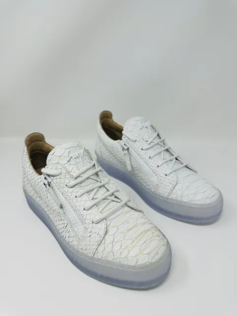 Giuseppe Zanotti Men's May London Rigolia White Sneaker 41