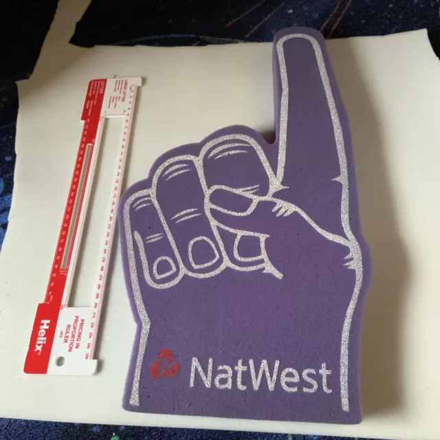 NatWest T20 Blast Purple Cricket Foam Finger / Hand