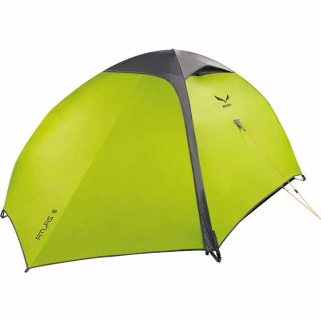 Salewa Atlas 3 Personen Kuppelzelt Grün Wanderzelt Bike-Zelt Dome Zelt NEU