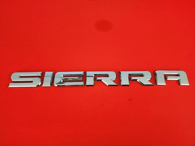 2007-2018 Gmc Sierra Side Left Right Emblem Badge Symbol Chrome Oem Sign 2012