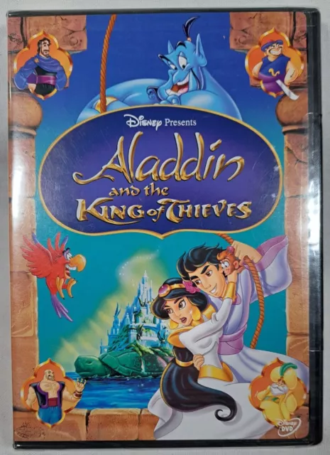 Walt Disney Aladdin And The King Of Thieves 1996 DVD English French Spanish NEW