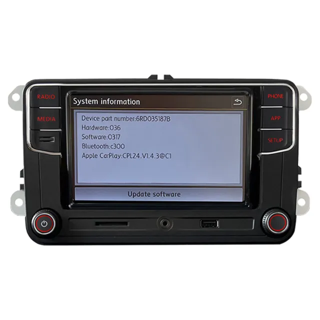 NONAME RCD330 187B CarPlay Android Auto Car Stereo Radio Für VW Golf 3