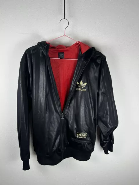RARE GIUBBOTTO GIACCA Adidas Chile 62 Nero Rosso Taglia S Uomo Men Jacket EUR 80 00 PicClick IT