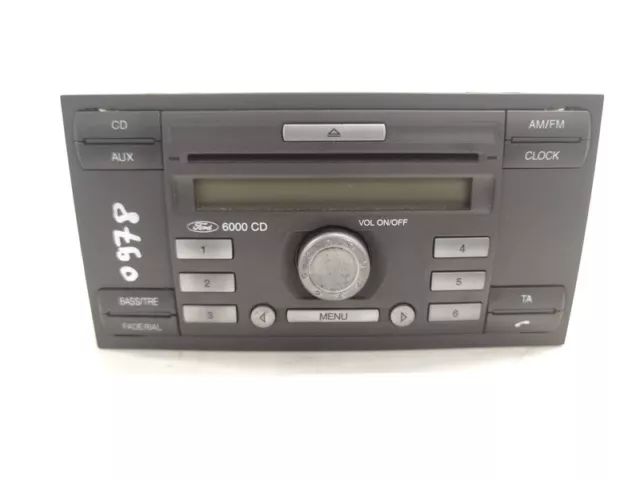 6S6118C815AJ sistema audio radio per FORD FIESTA V 1.4 TDCI 2001 2136023