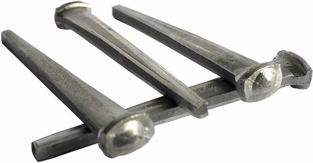 2.5" - Common Rose Head - Antique Restoration nail - Steel nail with dimple...