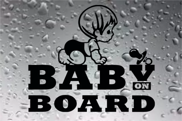 Baby On Board  Child Window Bumper Car Sign Window Sticker