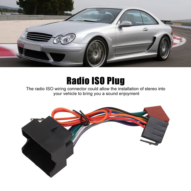 ISO Radio Adapter Auto ISO Wireless Radio Adapter Kabelbaumstecker Ersatz Für