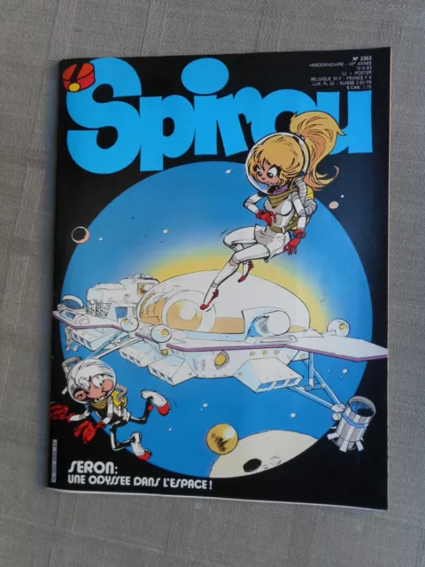 Hebdo Spirou N°2353 1983 Tbe Avec Le Supplément Poster Attaché