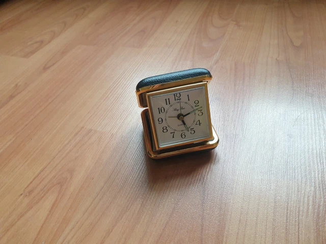 Ancien réveil de voyage * Silvoz Paris a Quartz * alarme